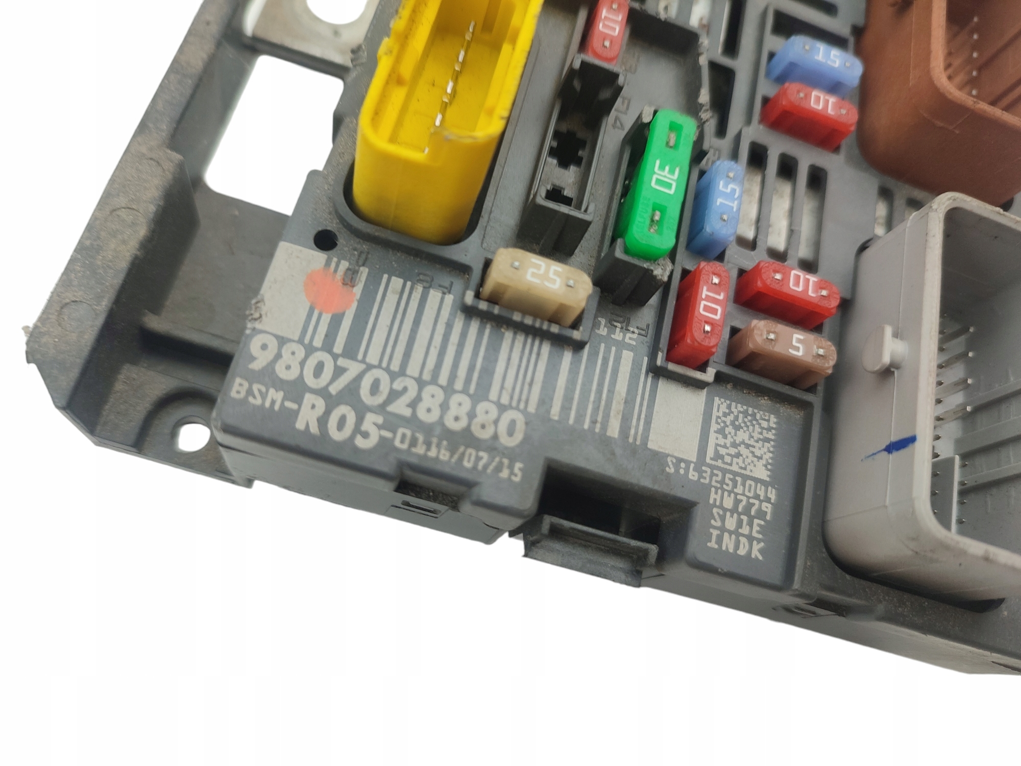 MODUŁ SKRZYNKA BEZPIECZNIKÓW R05 BSM PEUGEOT PARTNER II BERLINGO 9807028880 Producent części Delphi
