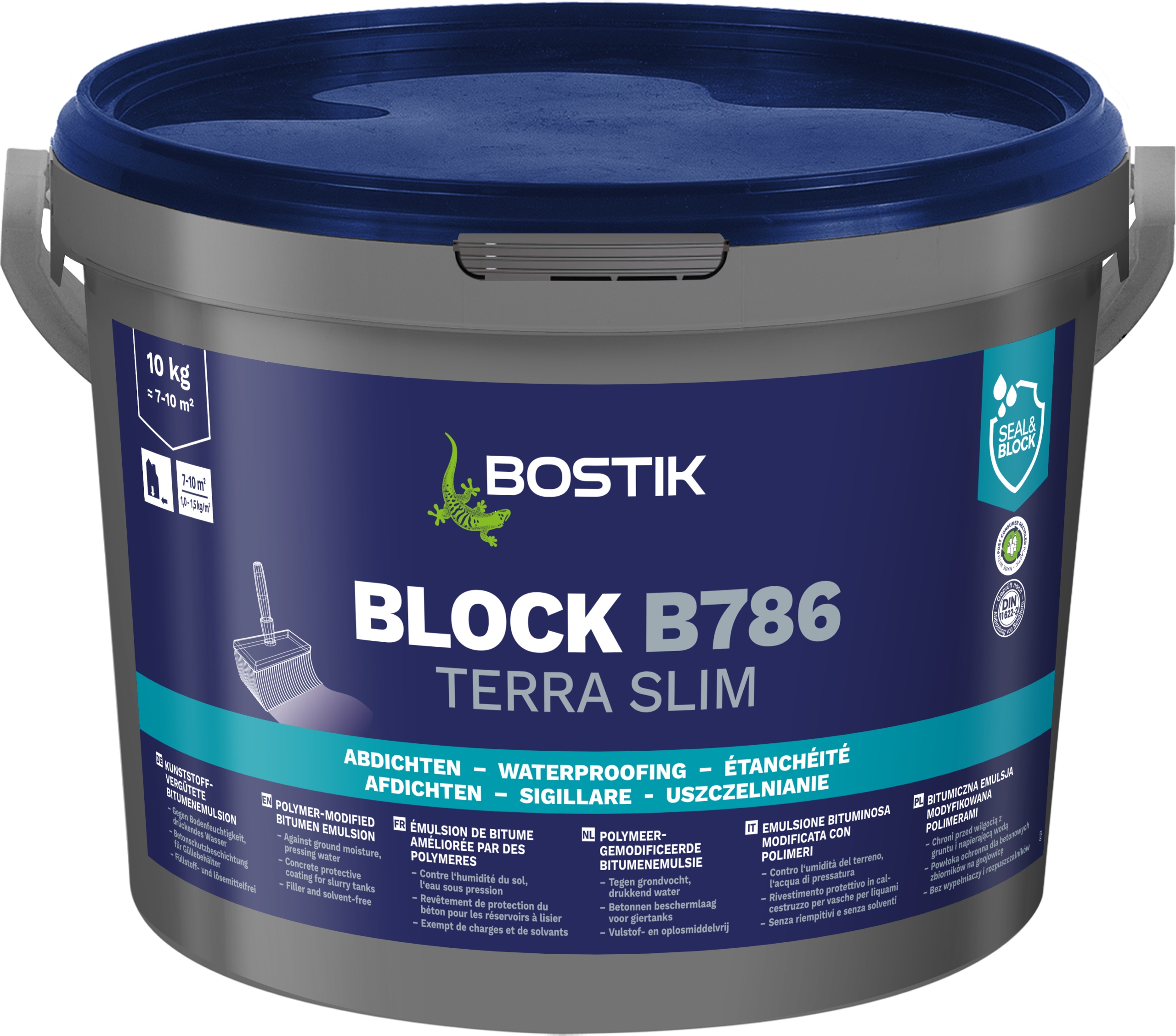 Bostik B786 Bitumiczna masa na fundamenty 10 kg \ Wydajna i skuteczna