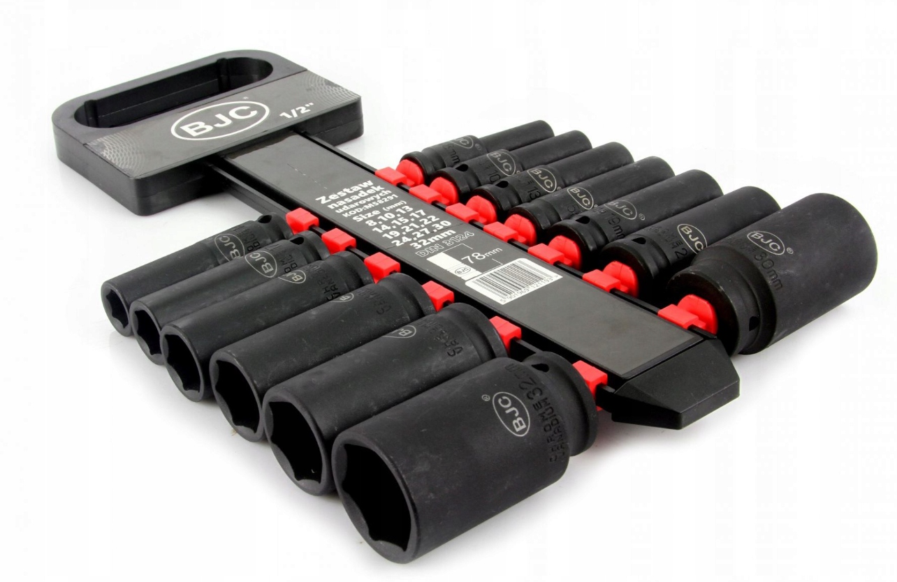 NASADKI UDAROWE ZESTAW NASADEK BJC 8-32 mm 1/2 Typ 6-kątna
