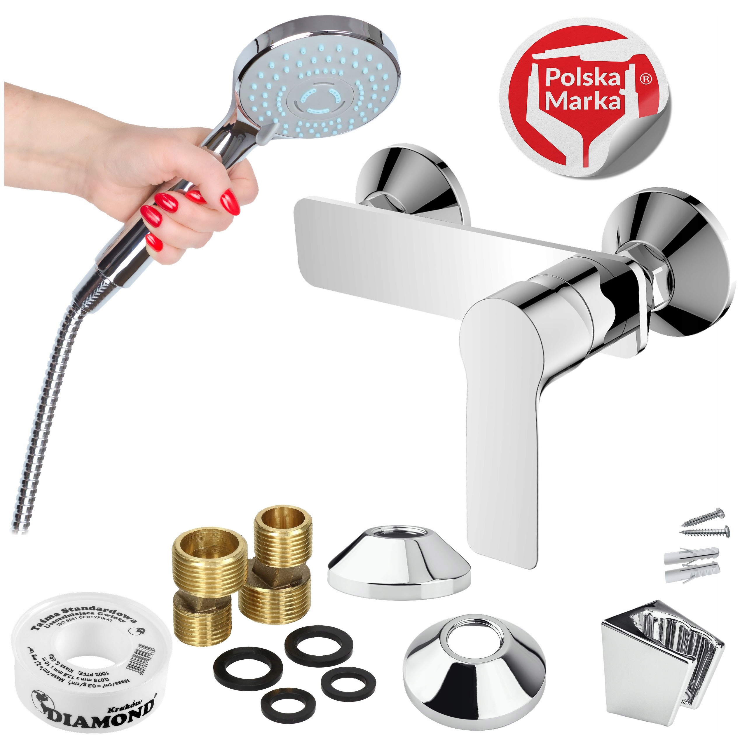 Kohútik do sprchy Batéria na sprchovanie slúchadlá držiak NEA-SO-60253838