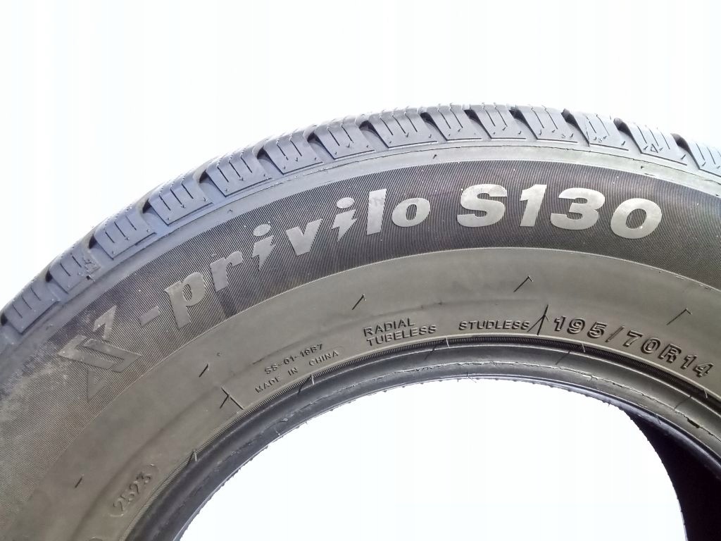 tyres Tracmax X-Privilo S130 195/70/14 91T 2023 6,9mm