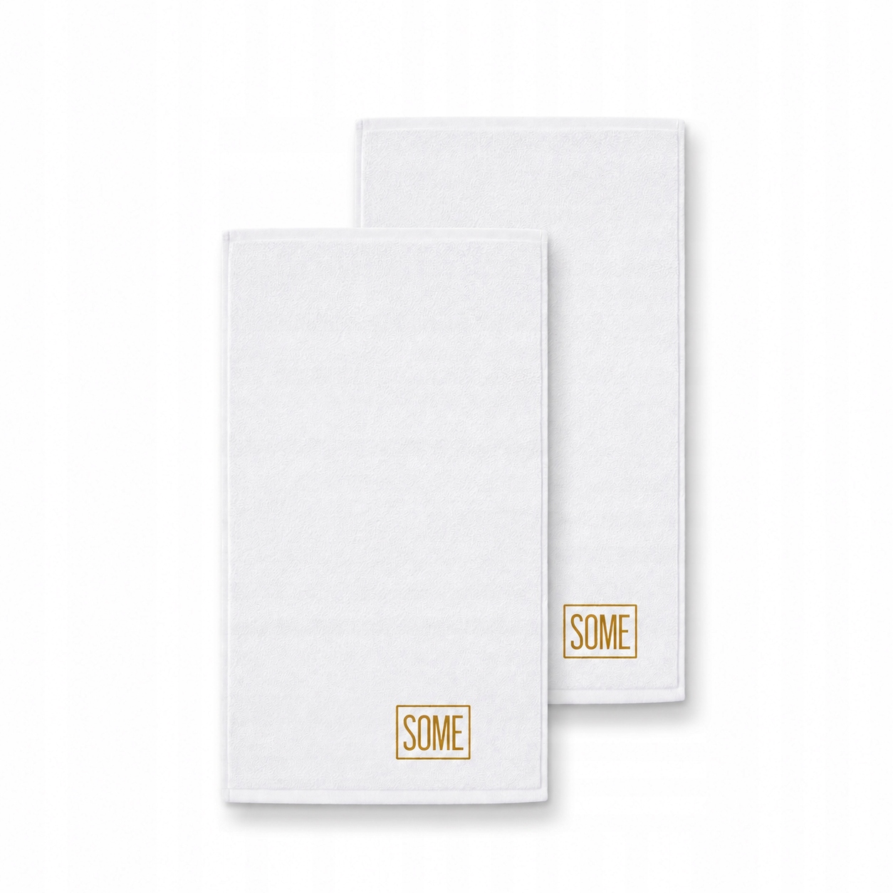 2x Bílá osuška Some 800G 70x140 100% Bavlna Spa savá na ruce