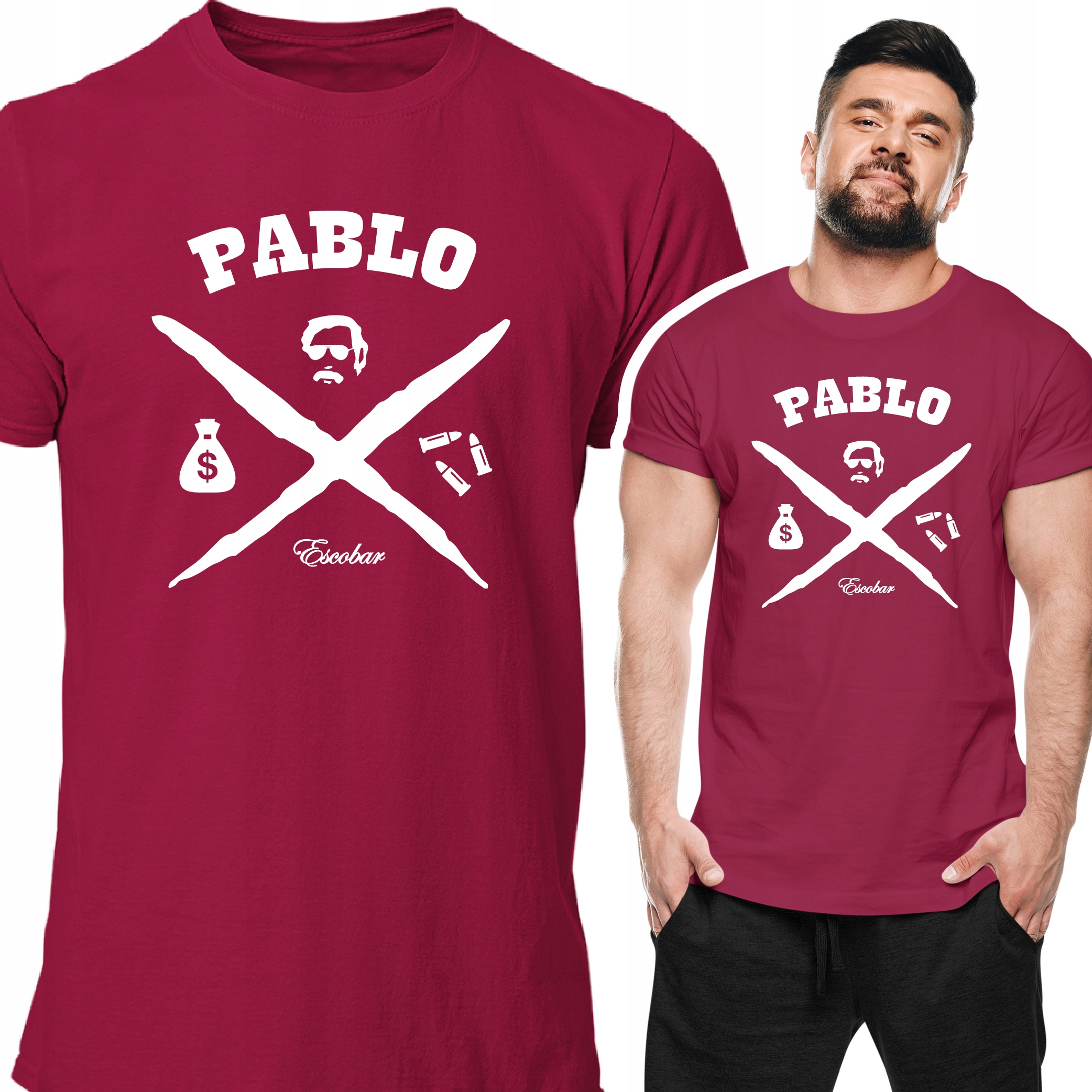 

Koszulka Tshirt Pablo Escobar Narcos Mafia Boss