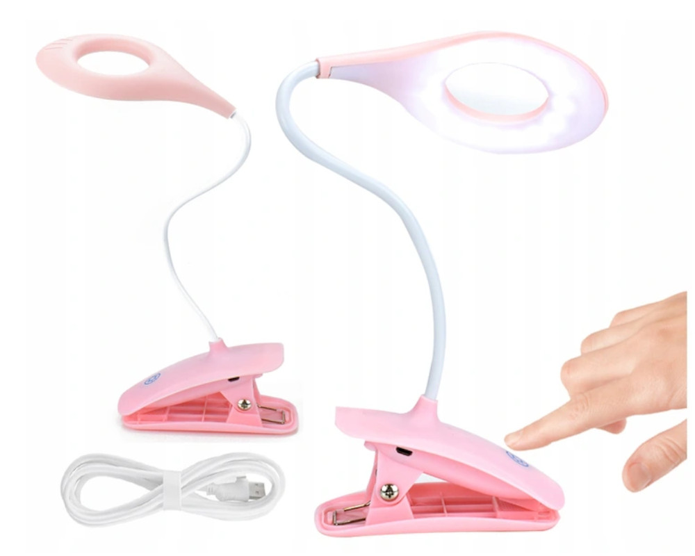 LAMPKA LED KLIPS PRZYPINANA PRZENOŚNA USB+KABEL Kod producenta lampka_klips