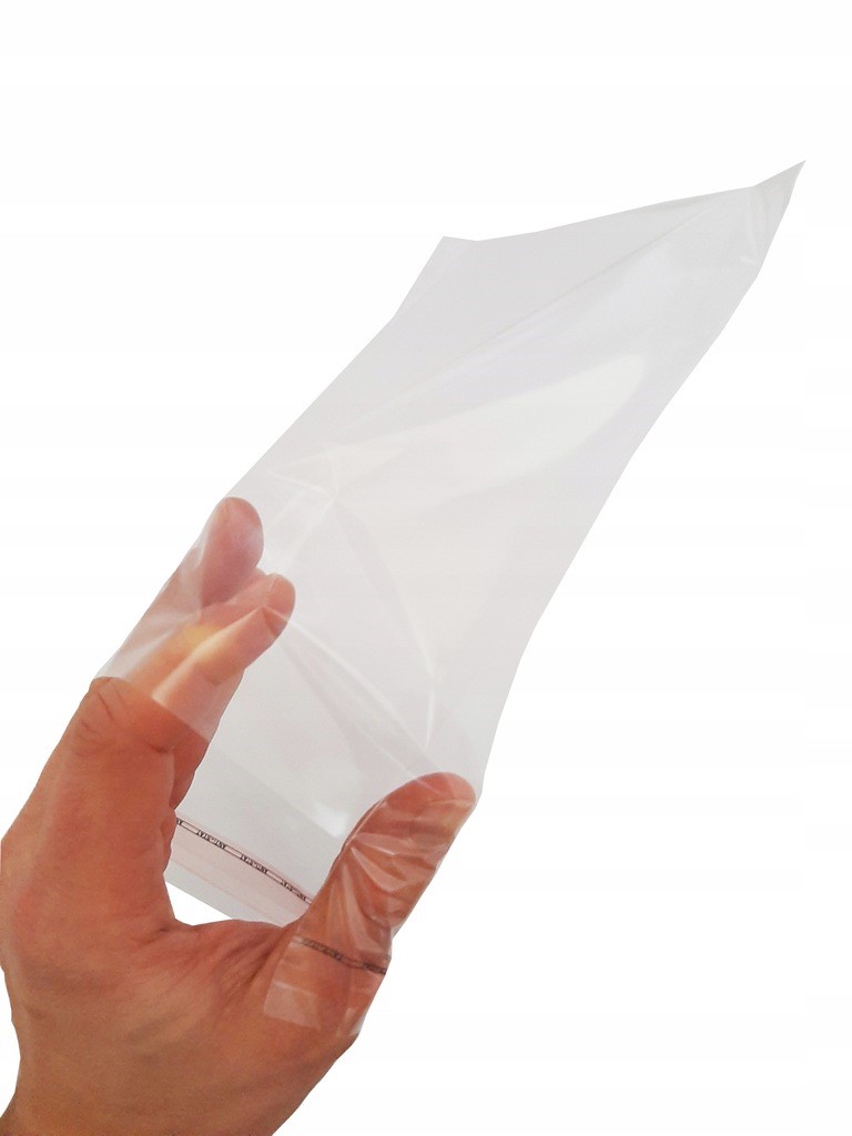 Torebki Woreczki Celofanowe BG OPP 40x50 ZAKLEJANE 100 sztuk Długość 50 cm