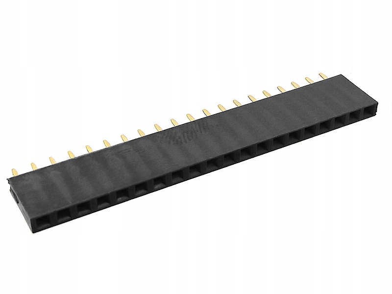 Złącze gniazdo szpilkowe żeńskie goldpin 2,54mm 20PIN 5 kompletów