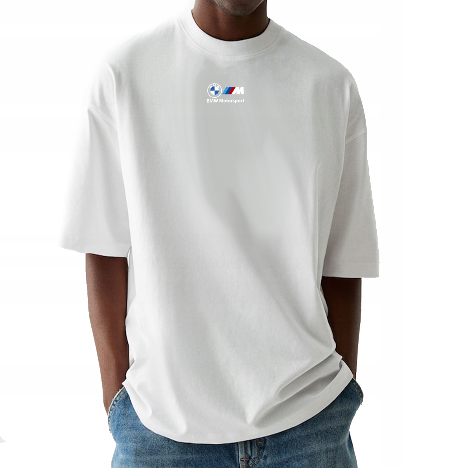 Koszulka T-SHIRT OVERSIZE BMW M POWER MOTORSPORT MOTORYZACJA PREZENT L