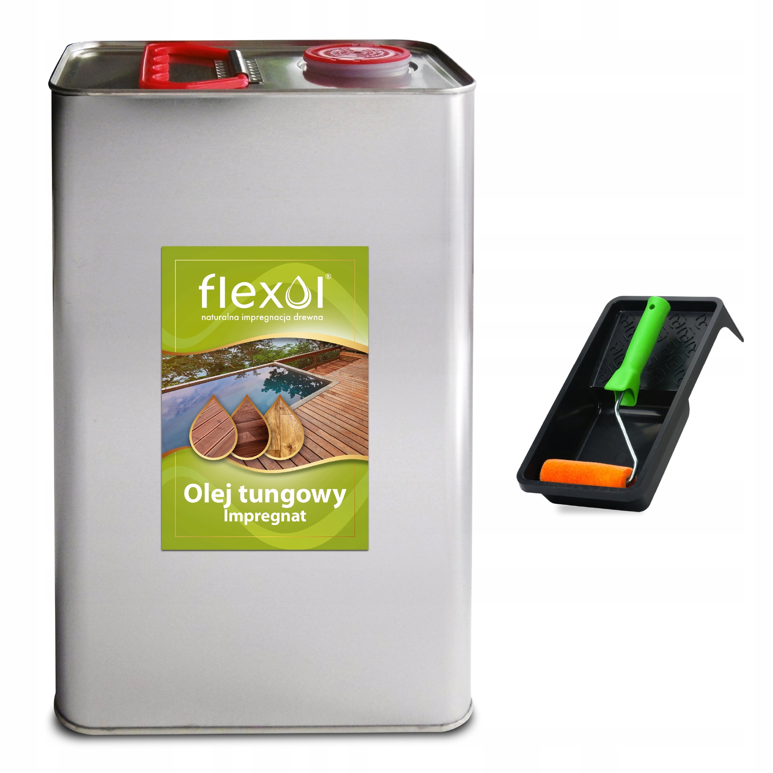 Tungový olej na drevo 100 % prírodný 5 L+ Zadarmo