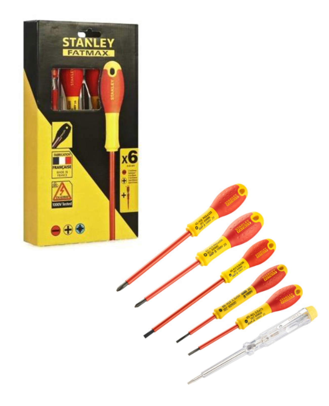 

6 wkrętaków dla elektryków Stanley Fatmax 0-65-441