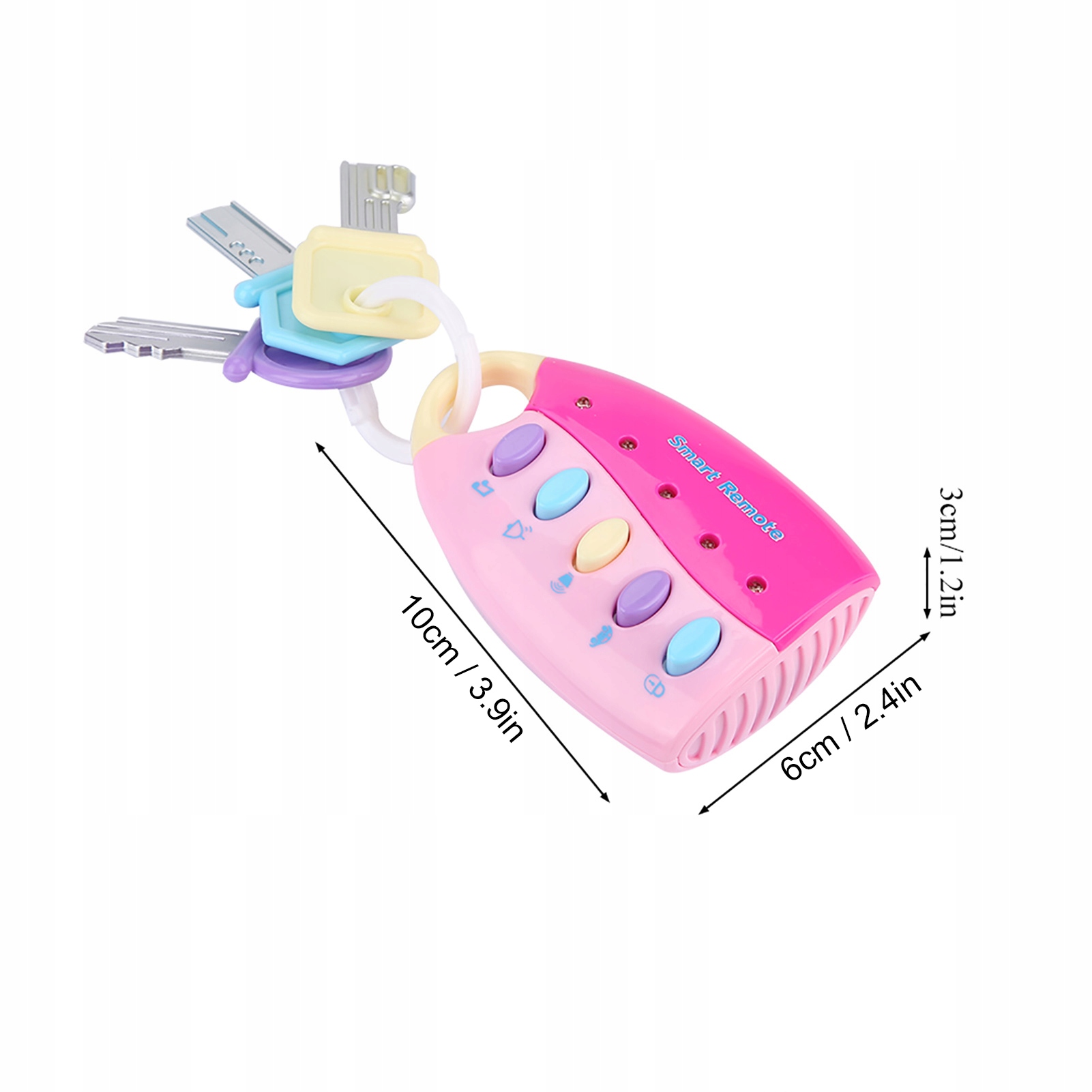 DZIECIĘCA ZABAWKA KLUCZ DO SAMOCHODU Stan opakowania oryginalne
