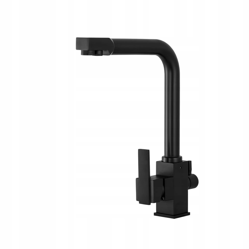 Trojcestná kuchynská batéria Nook čierna