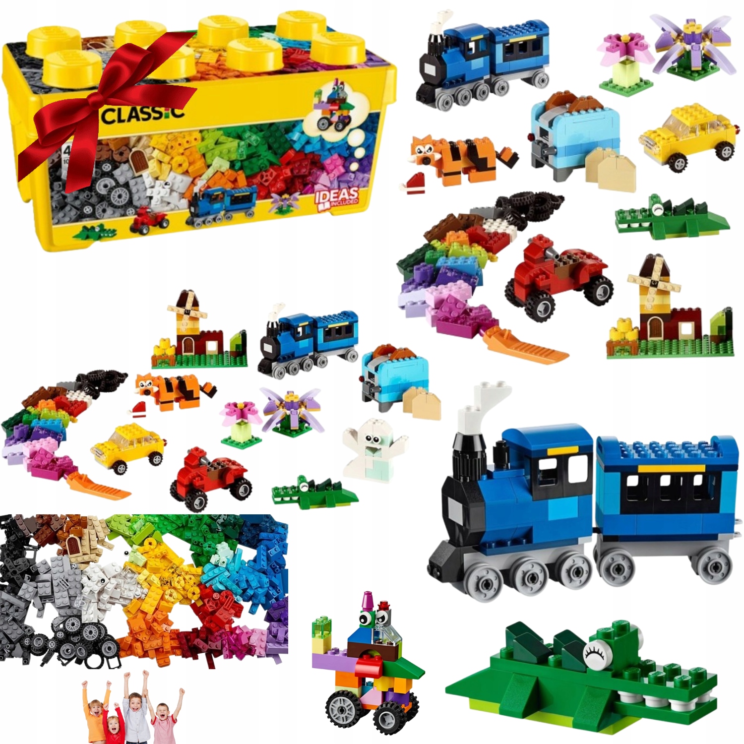 Lego Classic 10696 Kreatywne Klocki Duży Zestaw Dla Dzieci Kolorowy
