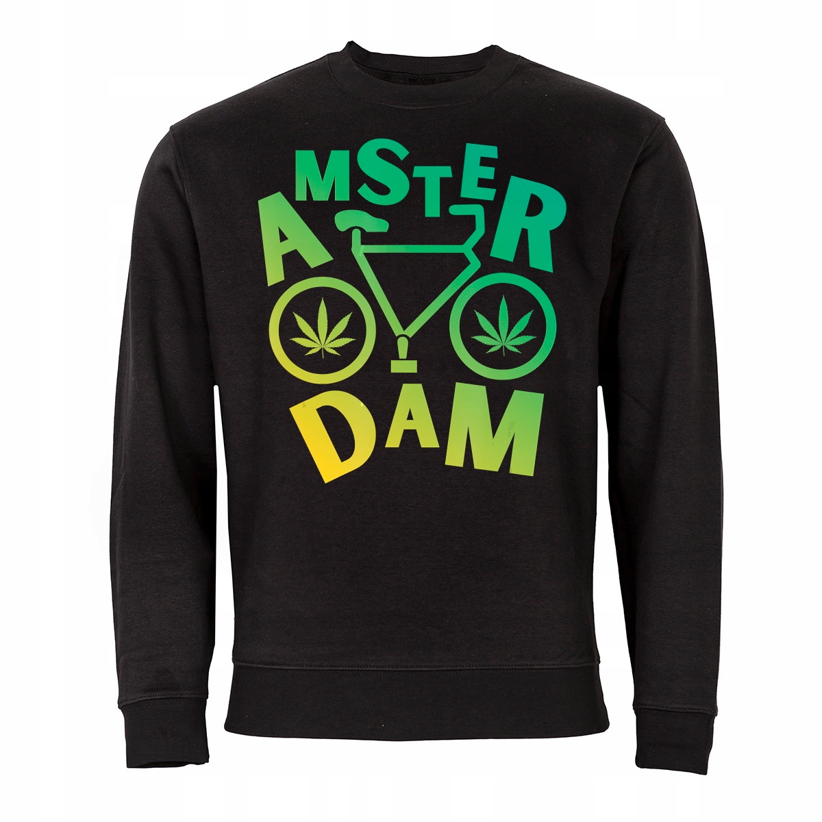 Mikina Marihuana Zielko 420 Cannabis Weed Amsterdam