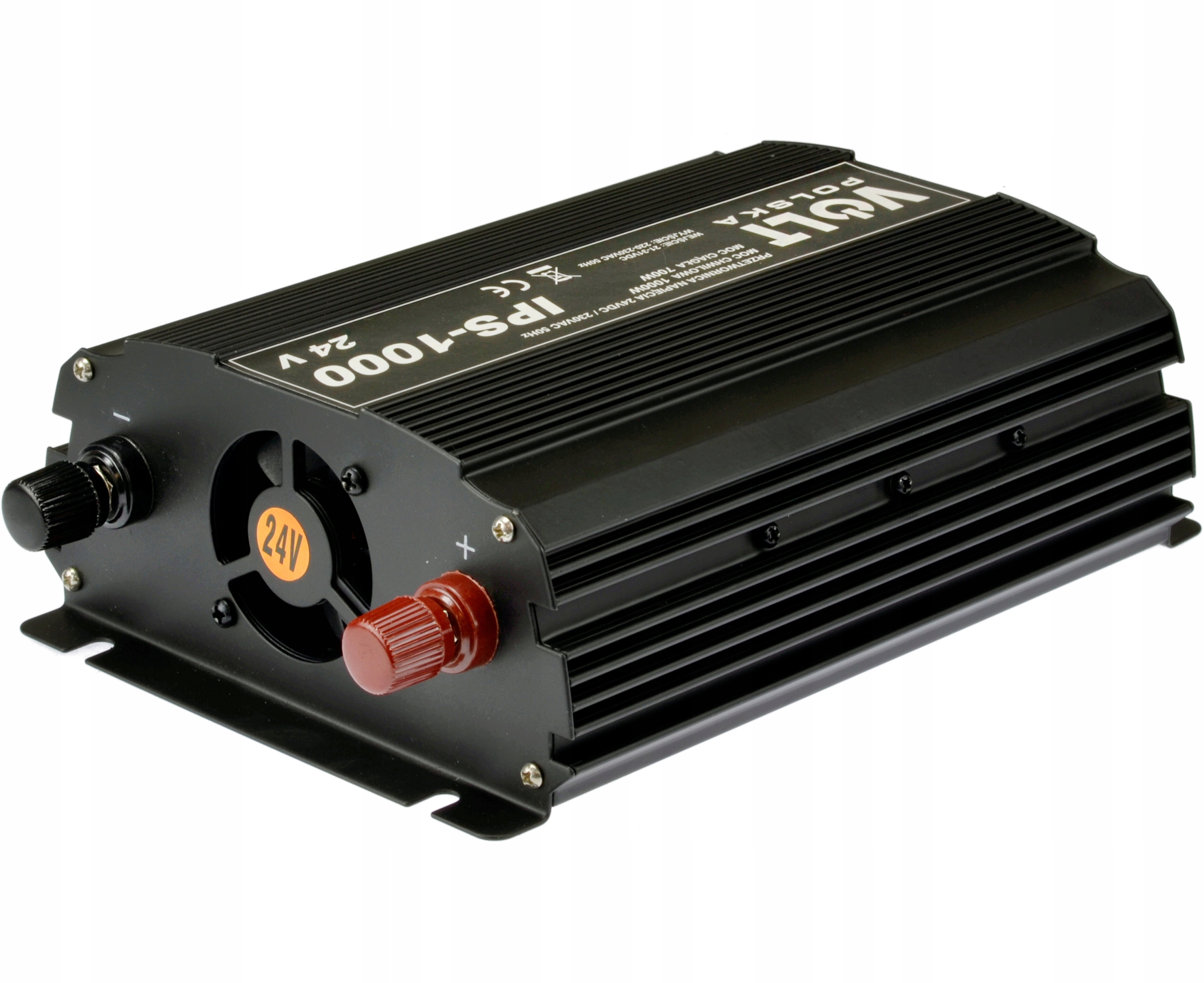 PRZETWORNICA 24V 230V SAMOCHODOWA NAPIĘCIA 1000W Napięcie wejściowe 24 V