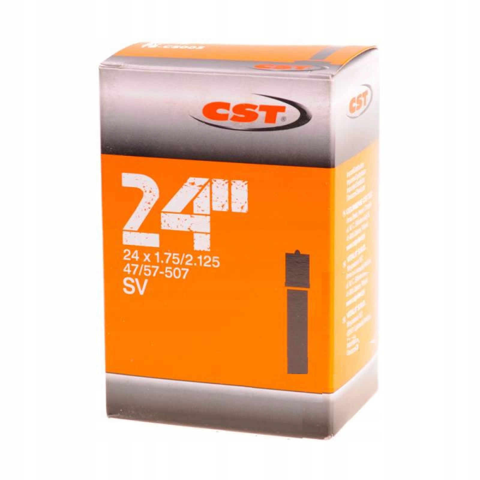 

dętka Cst 24 x 1,75/2,125 Av 40 mm CS005