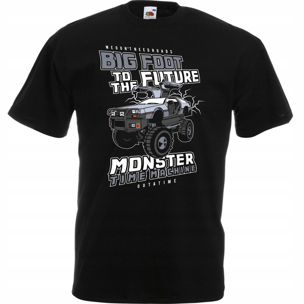 

Koszulka monster truck auto samochód XXL czarna