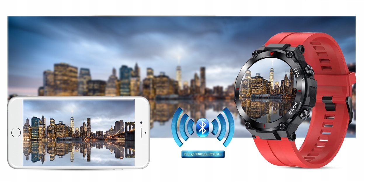 Smartwatch Gravity GT8-5 Grubość koperty 13 mm