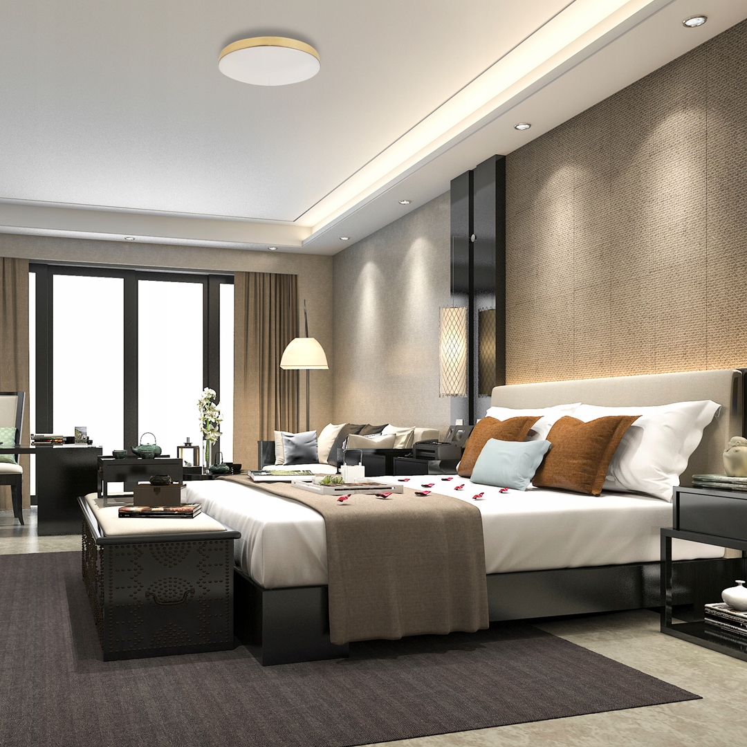 PLAFON NATYNKOWY LED MAYA 15W LAMPA ŁAZIENKOWA ZŁOTY OKRĄGŁY Kod producenta ML7790