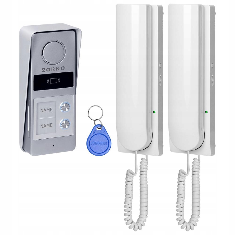 Atin Multi, dvojgeneračný interkomový set, 2-žilový, s čítačkou kľúčeniek