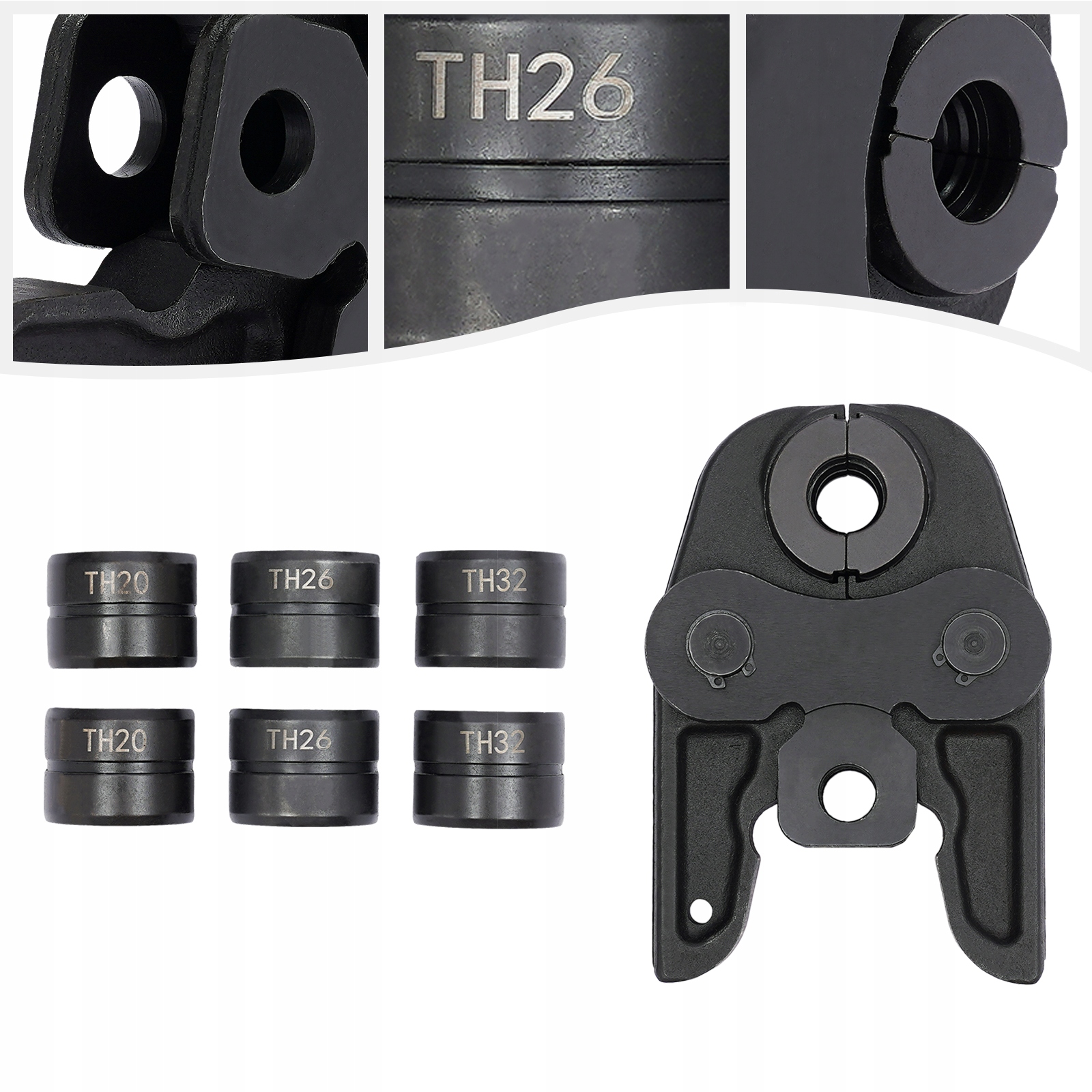 TH16-20-26-32MM SZCZĘKI DOCISKOWE Z MATRYCĄ Marka bez marki