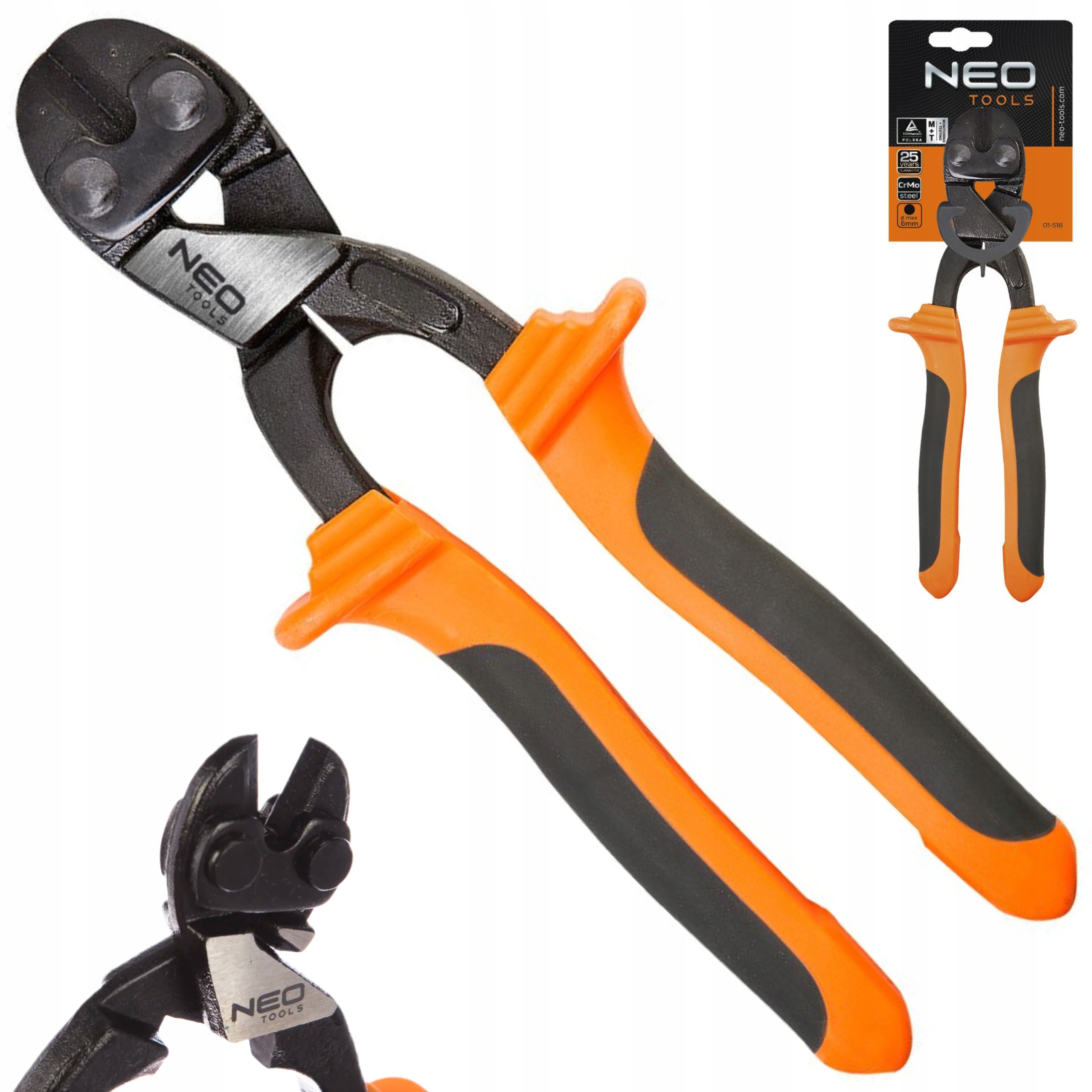 Ořezávač Drátů A Lanek Ocel 210 MM, Neo 01-518