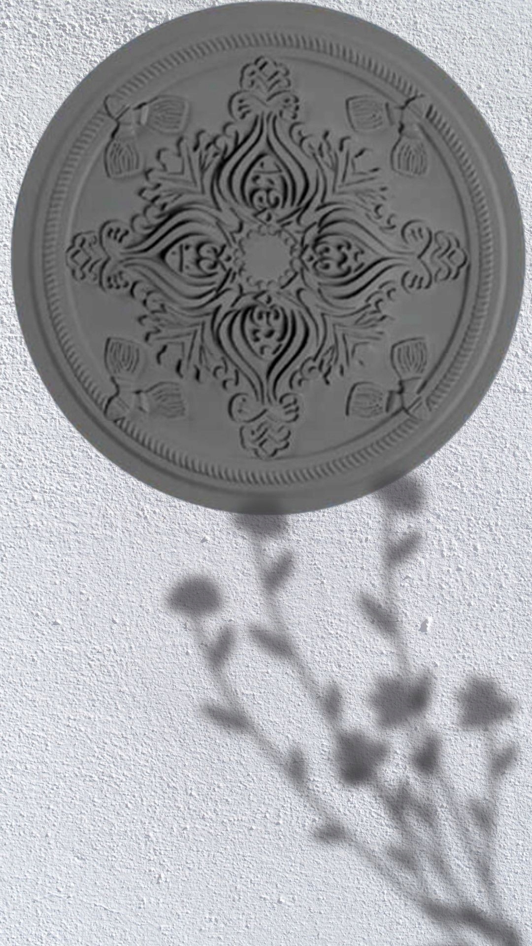 MARBET Rozeta Sufitowa Styropianowa R-13 Wysokość produktu 43 cm