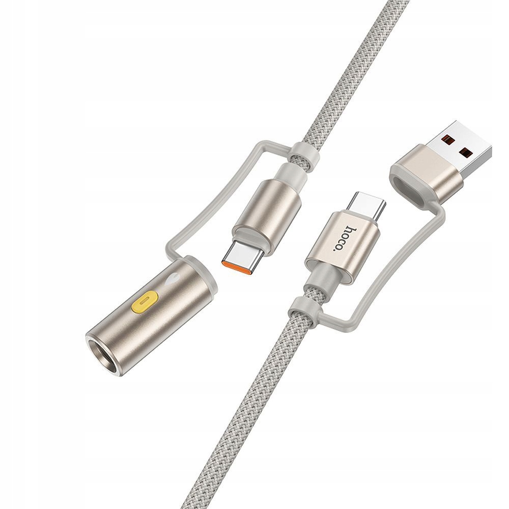 Kabel All-in-one Usb A Usb C do Usb C Zapalniczka samochodowa Hoco 3A