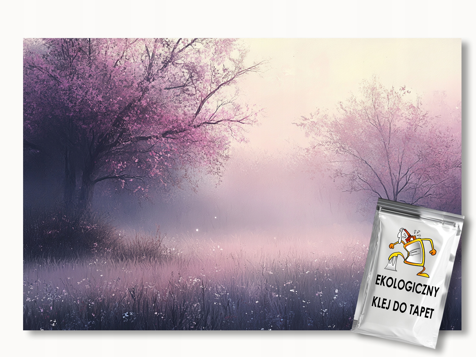 Fototapeta Flizelina Růžové Ráno Úsvit Stromu Květy Mlha 250x175 110g