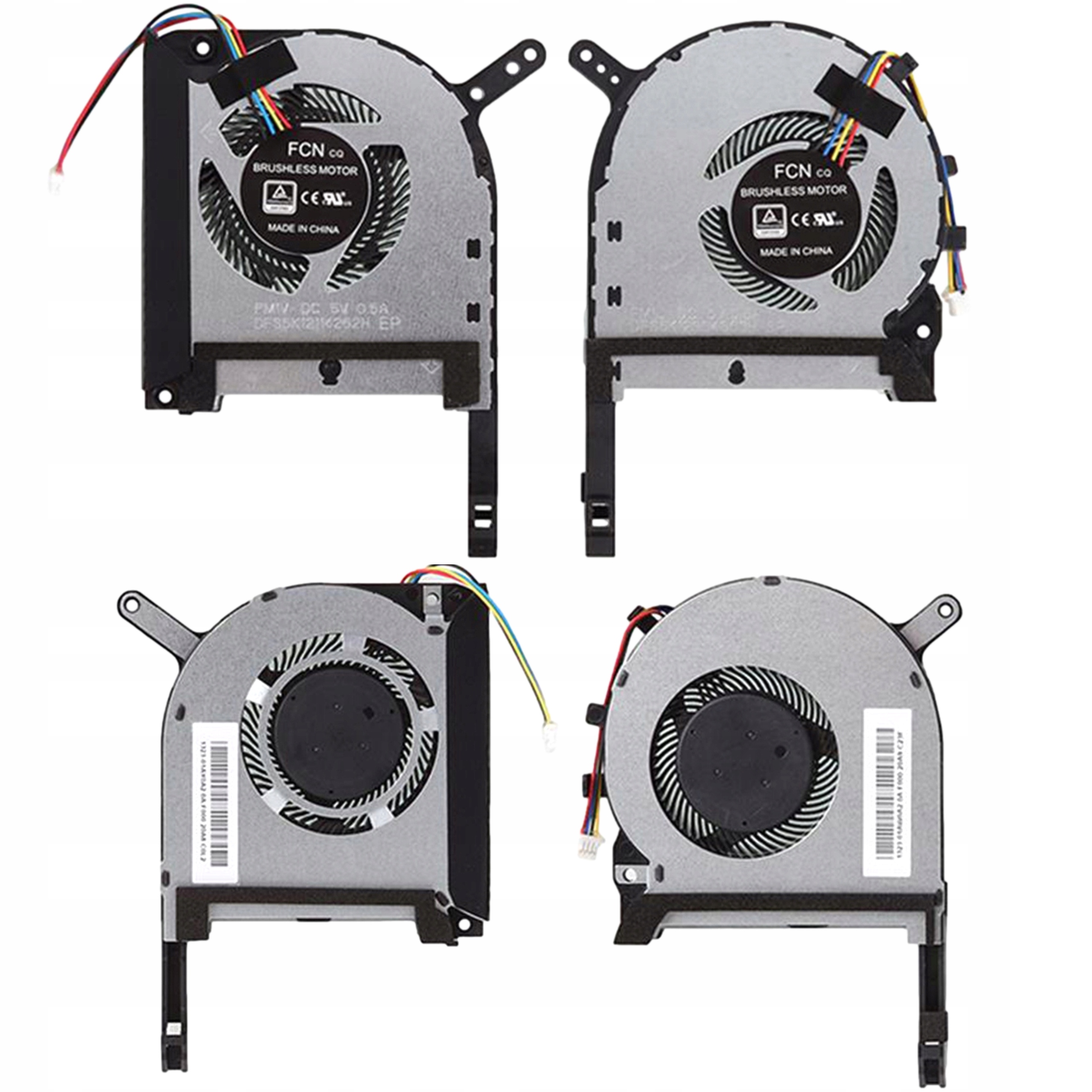 Wentylatory do ASUS FX505 FA506 FA706 FX506 FX705 FX86 ZX86 FX95 CPU + GPU