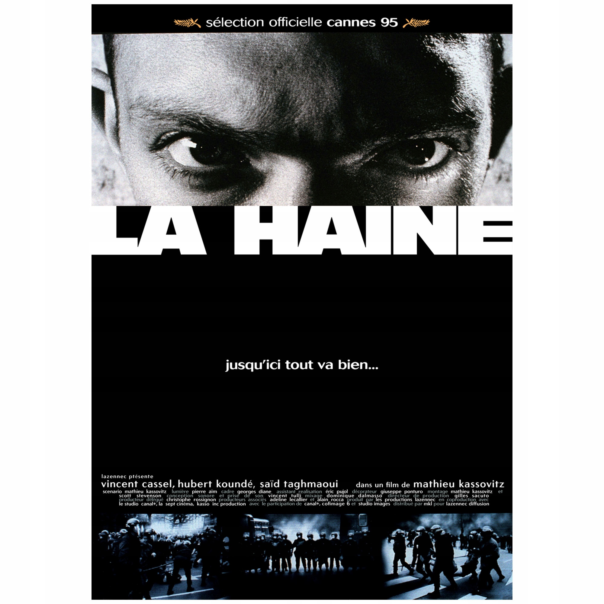 

Plakat La Haine Nienawiść Vincent Cassel