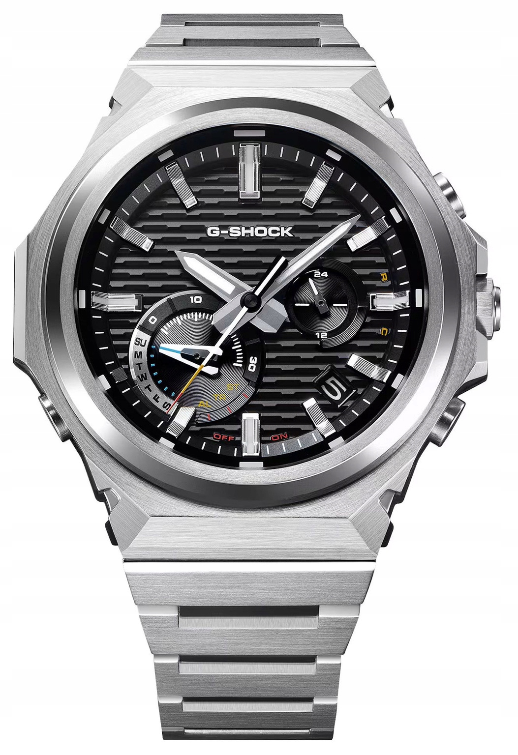 Černé Elegantní Hodinky Casio G-shock G-steel Bluetooth GST-B1000D -1AER