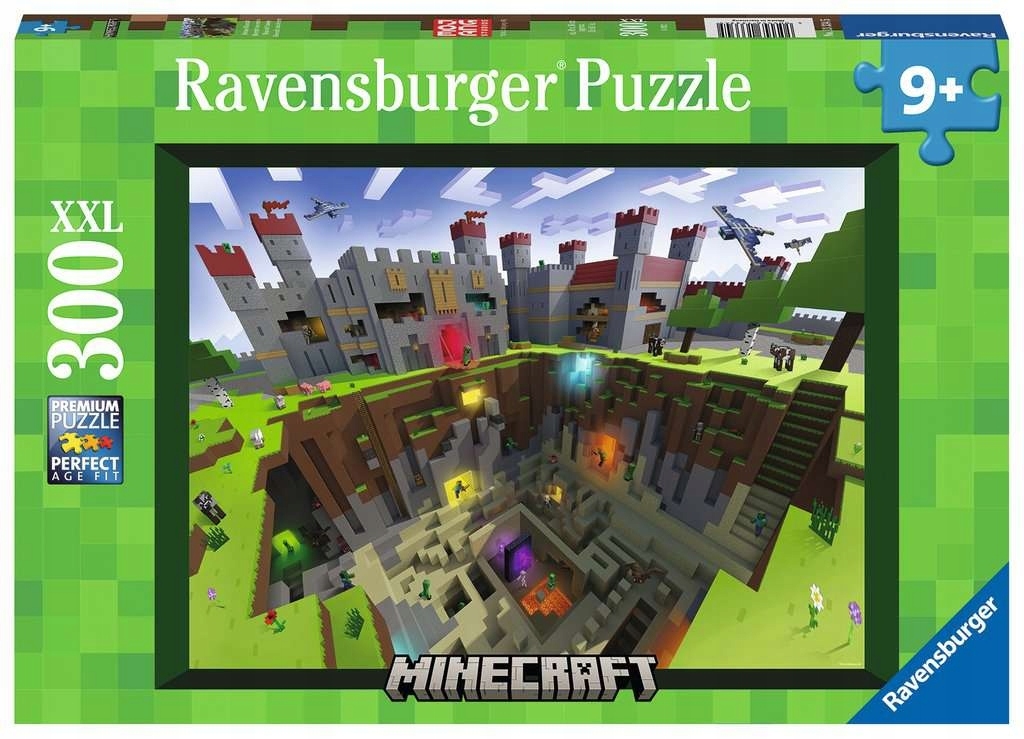 

Ravensburger, Puzzle 300: XXL Minecraft (13334)