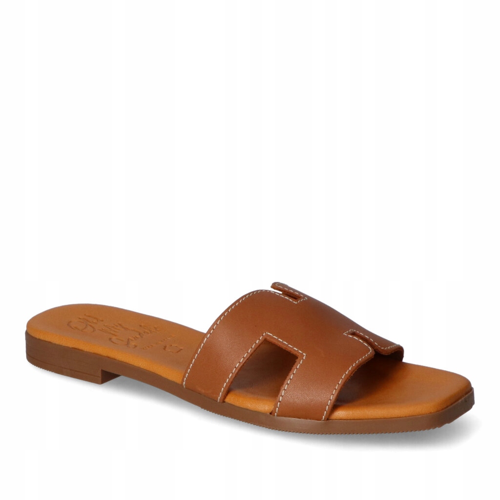 Nazouváky Oh my Sandals 5566 Hnědé lico 38