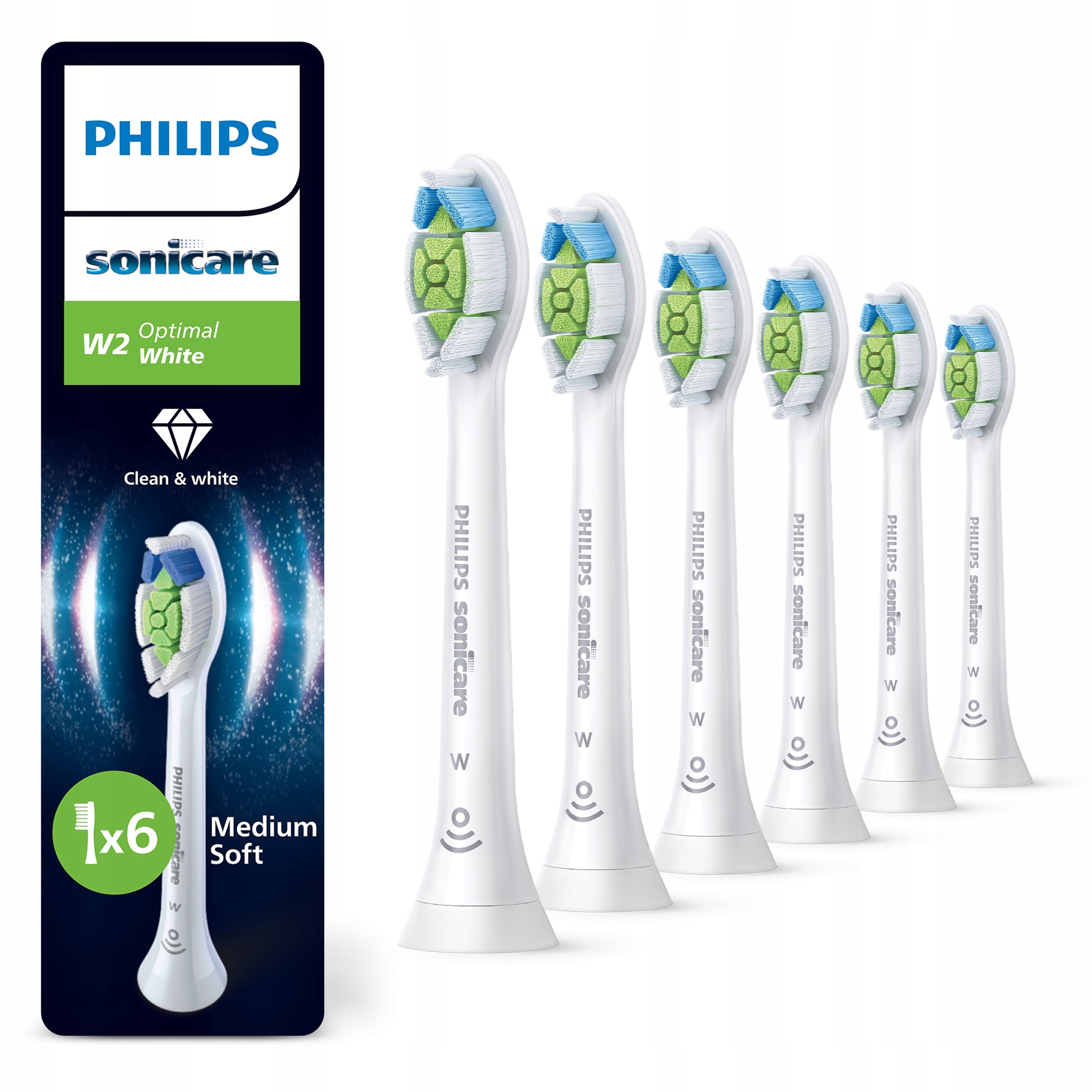 Końcówka do szczeteczki Philips HX6066/87 6szt wybielające