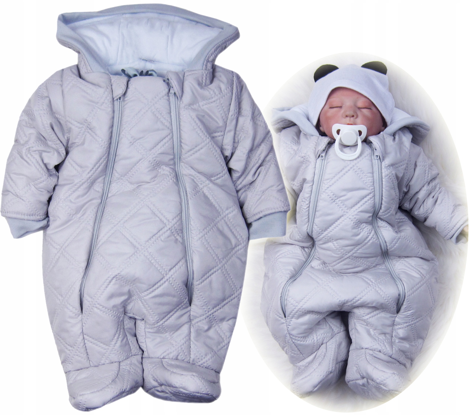 KOMBINEZON OCIEPLANY Ortalionowy Pikowany * 62