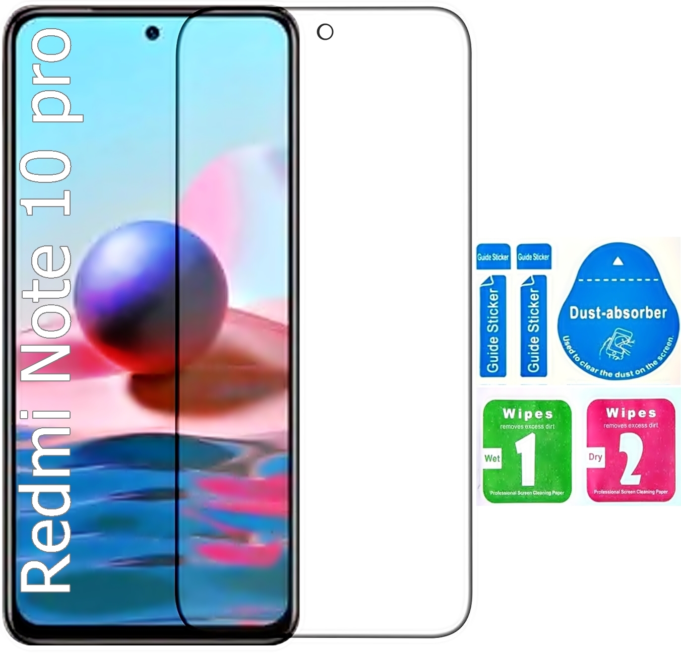

Szkło Hartowane 9H z Otworem do Redmi Note 10 Pro