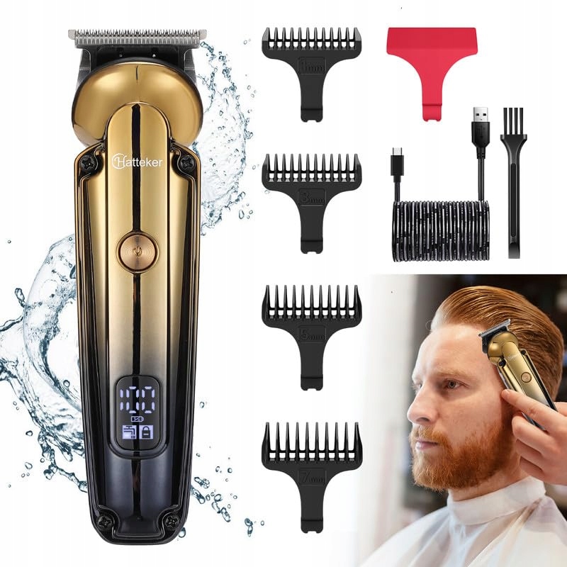 Zastřihovač Hatteker Holicí Strojek Zastřihovač Hlavy Vousů Příslušenství