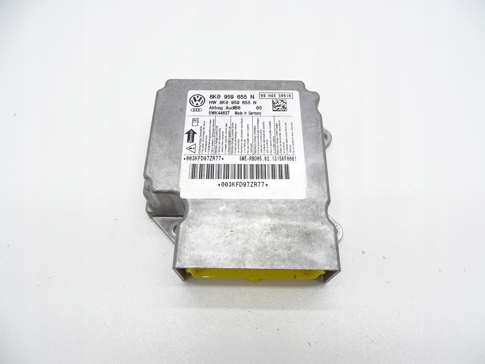 MODUŁ SENSOR PODUSZEK AIRBAG AUDI A4 B8 A5 8T 8K0959655N