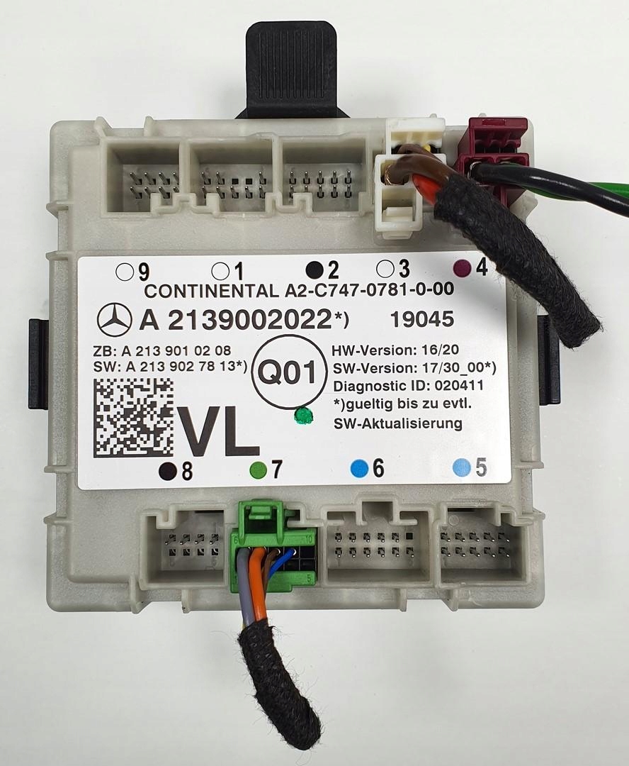 A2139010208 A2139027813 - Модуль передней левой двери MERCEDES W205 A2139002022