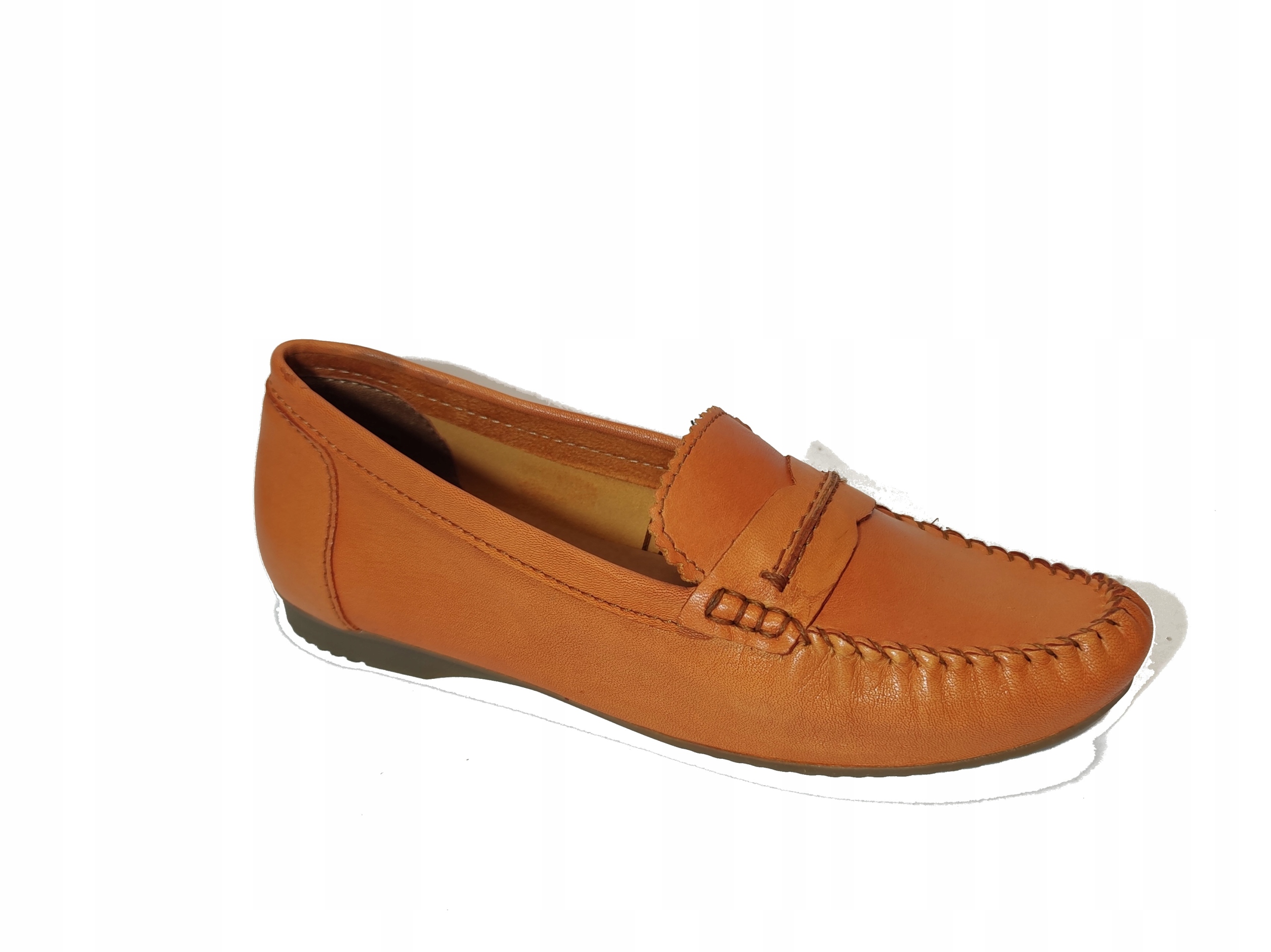 Mokasíny Kůže Marco Tozzi 24225 Oranžové vel. 37