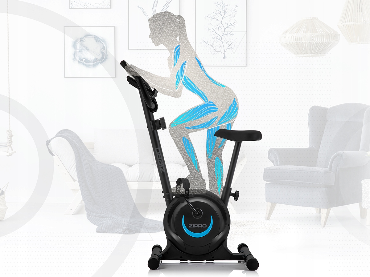 Rower Stacjonarny Rowerek Treningowy Domowy do ćwiczeń do 110kg One S Zipro Waga produktu z opakowaniem jednostkowym 18.5 kg