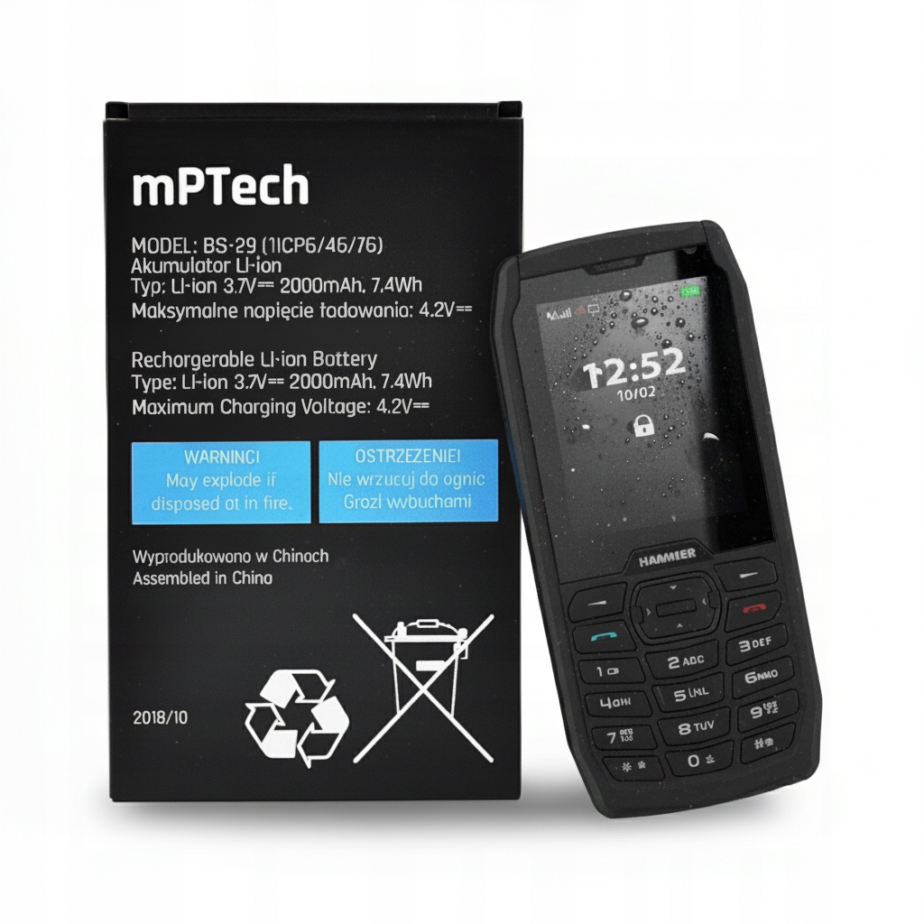 Bateria Zewnętrzne Hammer 2000 mAh