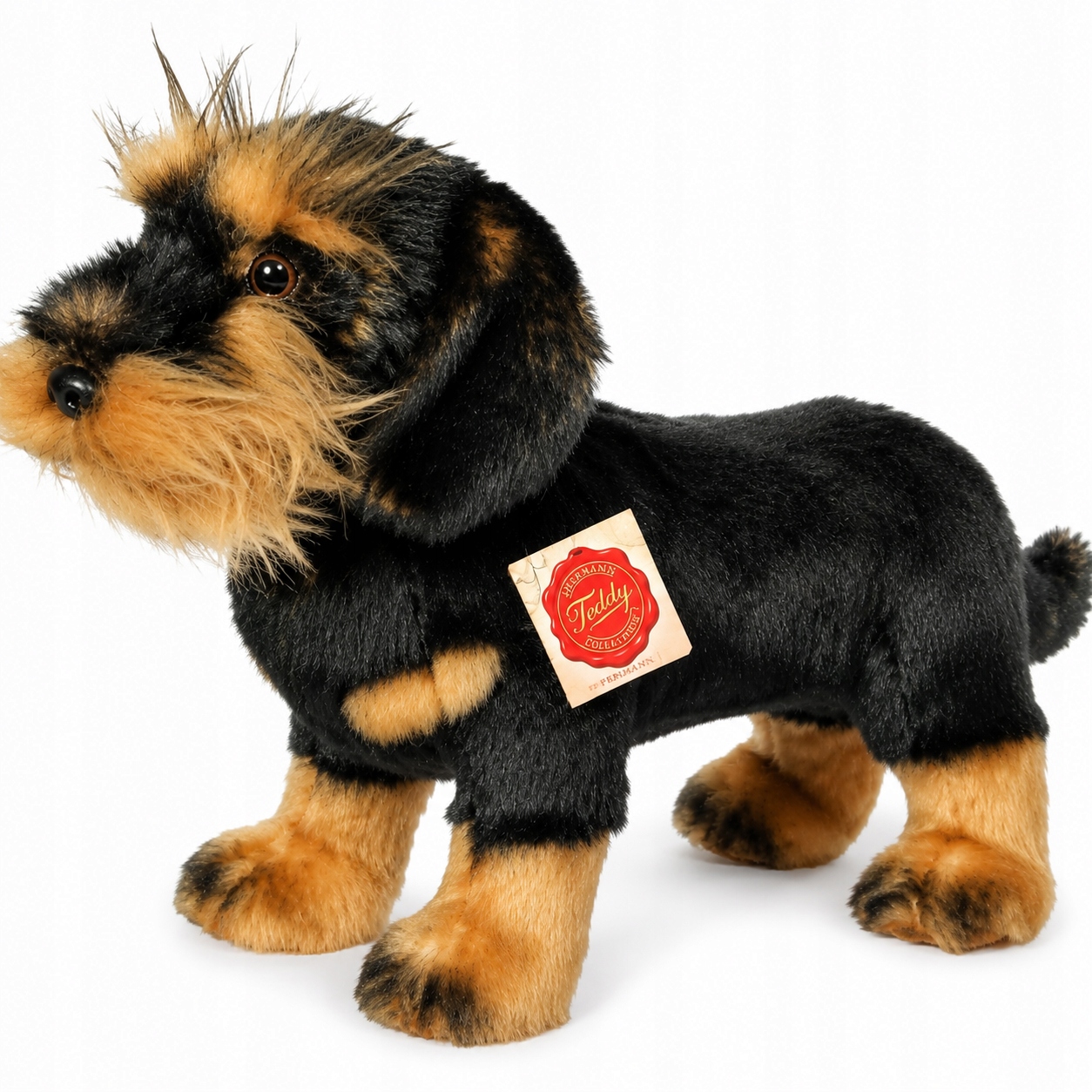 Maskotka Jamnik Szorstkowłosy 28 cm Teddy Hermann Pluszak Pies