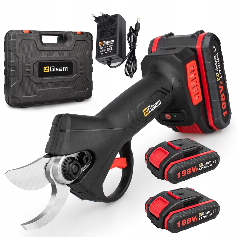 Sekator Elektryczny Akumulatorowy Sekator Ogrodowy 21V Zestaw Do Gałęzi