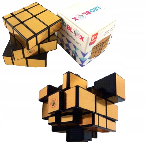 ORYGINALNA zestaw PROFESJONALNA KOSTKA 3x3 MIRROR logiczna trudna LEOBLOX Marka Pozostałe