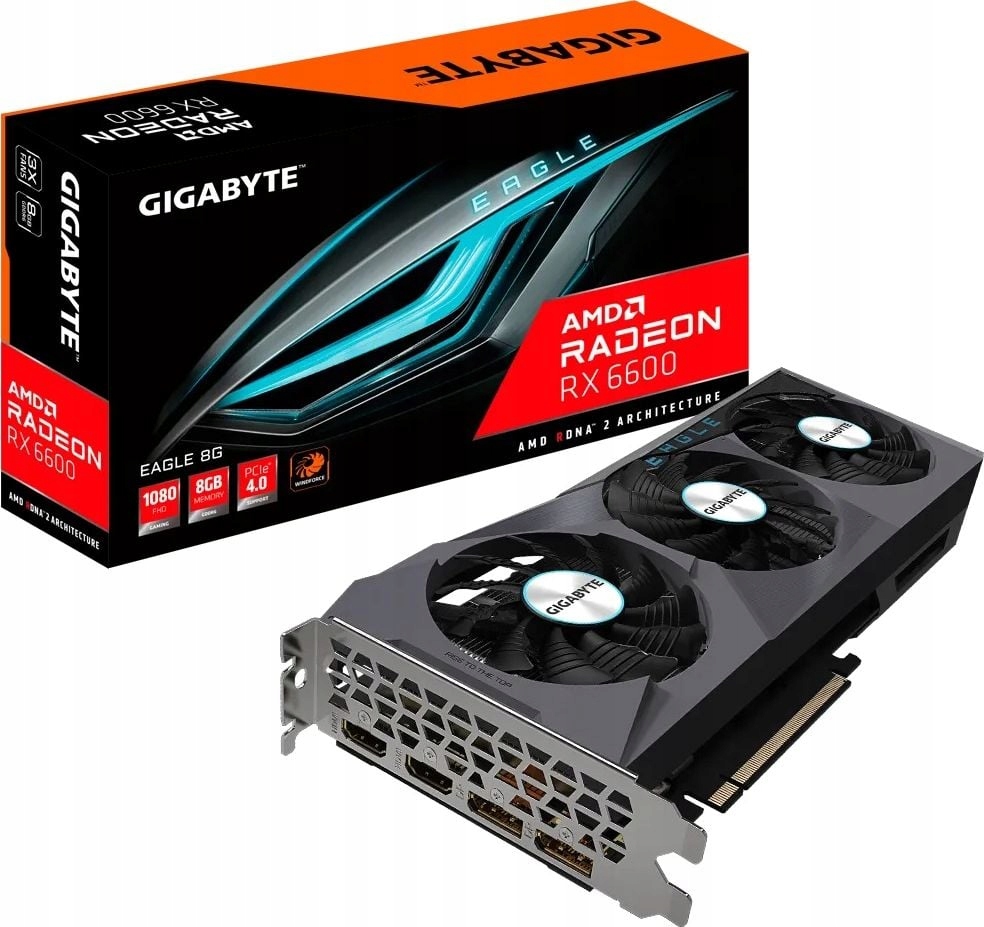 

Karta graficzna Radeon Rx 6600 Eagle 8GB GDDR6