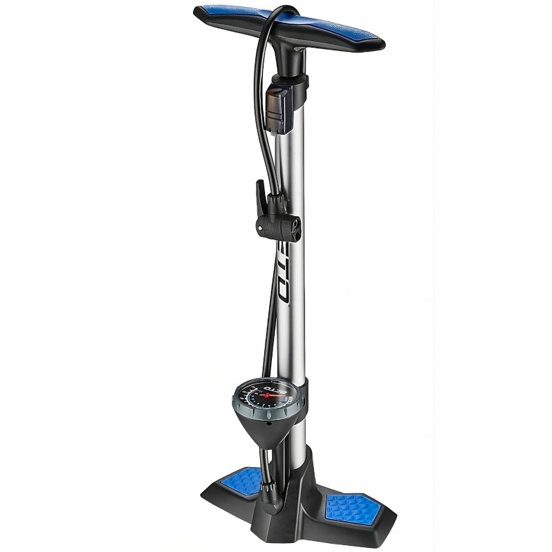 Pompka Rowerowa Podłogowa Stacjonarna Z Manometrem Beto 160 Psi Aluminium