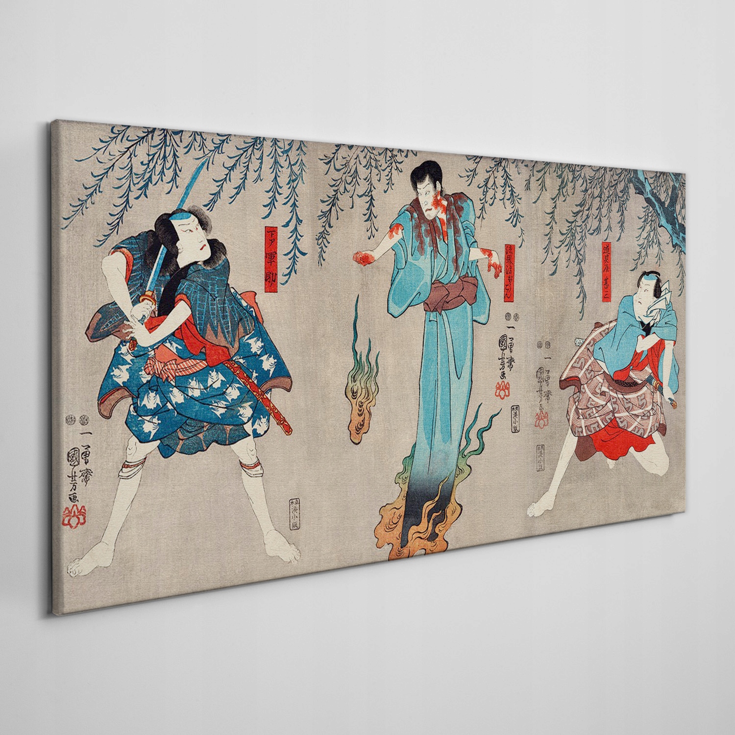 

Foto-obraz na płótnie Azja kimono samuraj 100x50