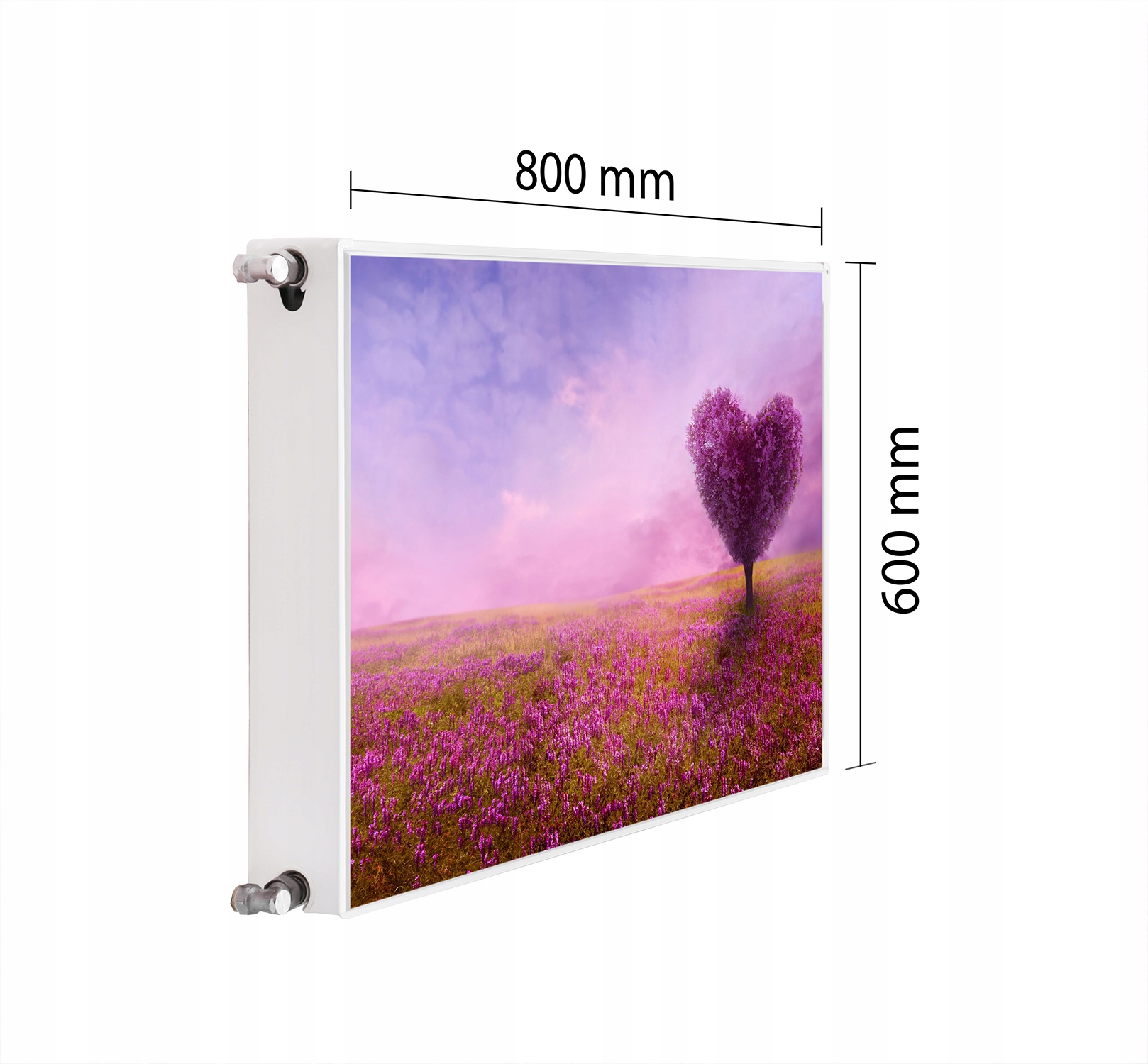 Magnetická Krytka Na Radiátor 80x60 Dřevo Podložka Magnet