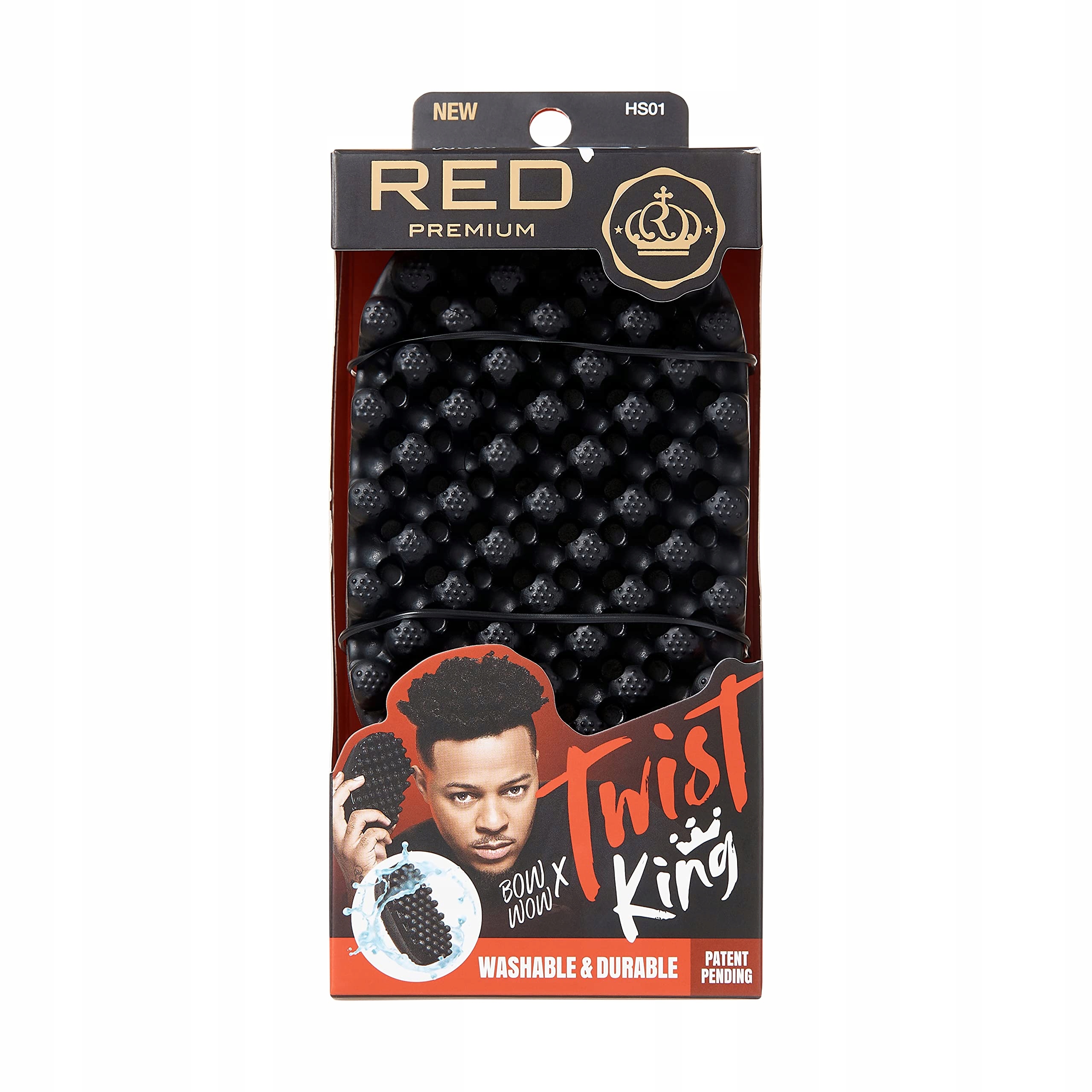 Red by Kiss Bow Wow X Twist King Prémiový kartáč na kadeře 4C